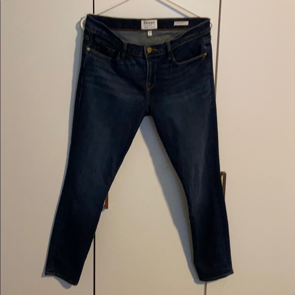 SALE Frame Le Skinny De Jeanne Crop 29 Stretch EUC - Picture 4 of 6